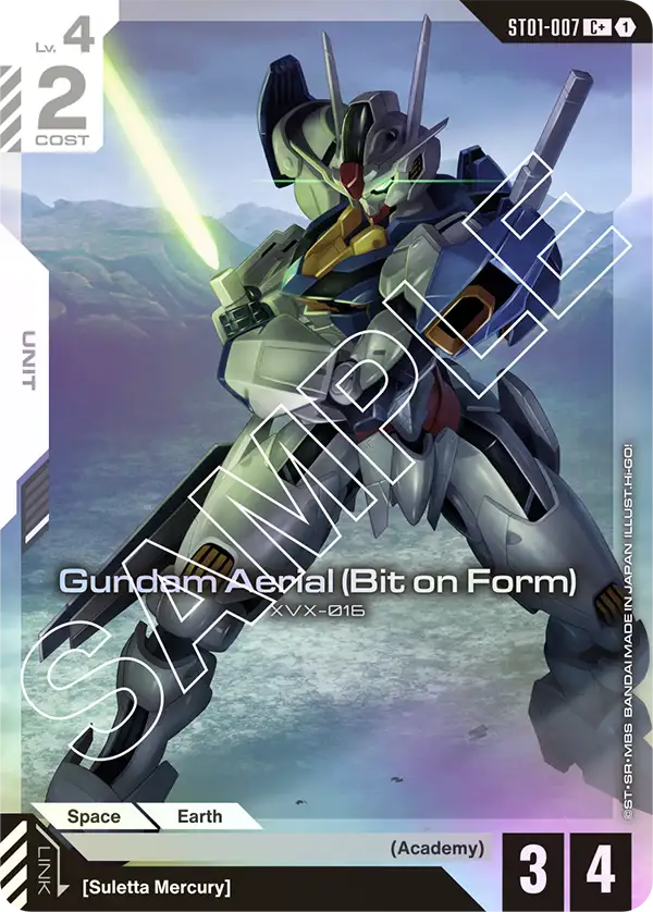 Gundam Aerial (Bit on Form)
